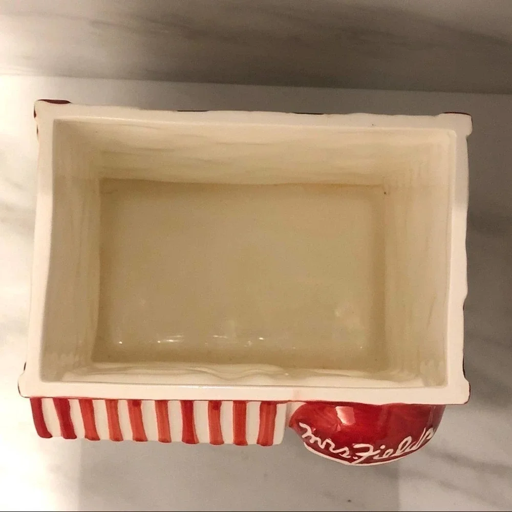 Mrs. Field Cookie Jar House Lid Bakery Vintage Rare Houseware Decor Collector